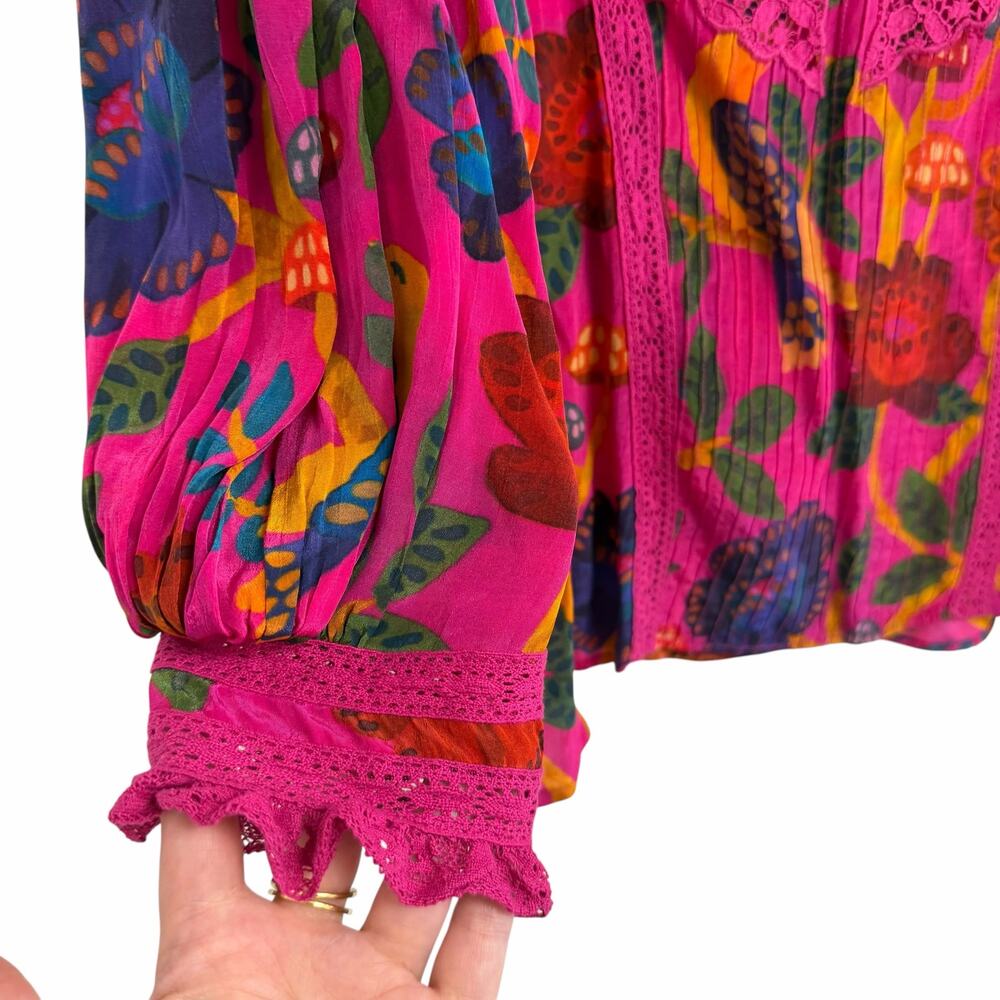 FARM Rio Pink Sweet Forest Blouse - Picture 2 of 7